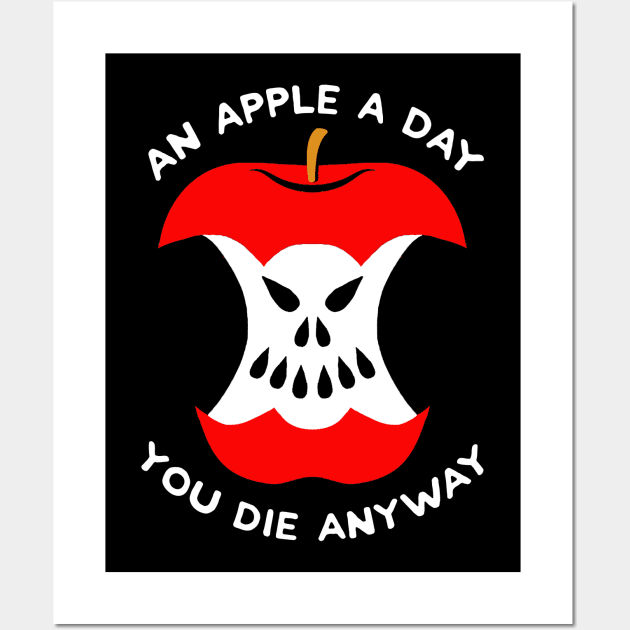 an apple a day Wall Art by Kane Banner